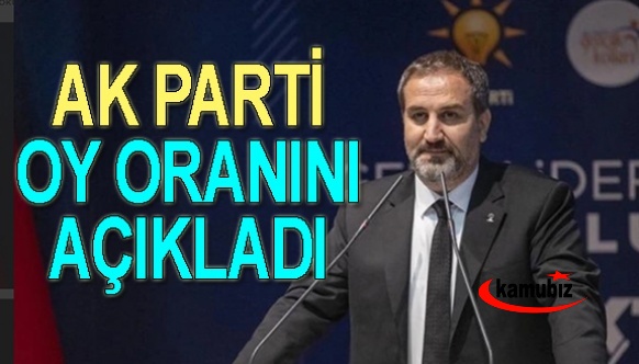 Ak Parti Genel Başkan Yardımcısı Mustafa Şen Parti'sinin oy oranını açıkladı!