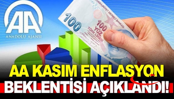 Anadolu Ajansı, Kasım ayı enflasyon beklentisini açıkladı! İşte ekonomistlerin kasım ayı enflasyon beklentisi