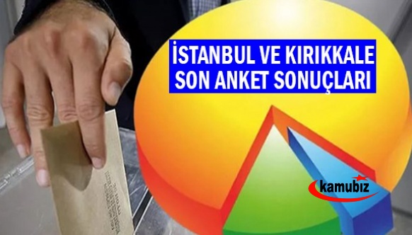 İşte ORC Araştırmaya göre İstanbul ve Kırıkkale'de partilerin oy oranları