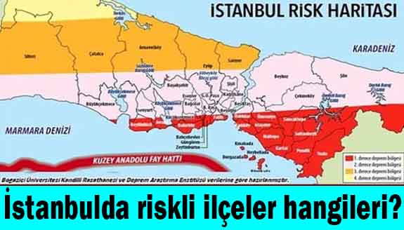 İstanbul'da depreme dayanıklı ve riskli ilçeler hangileri?