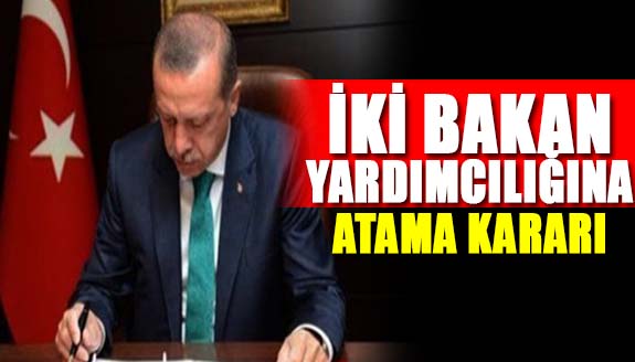 Erdoğan'dan, bakan yardımcılığına 2 yeni atama kararı!