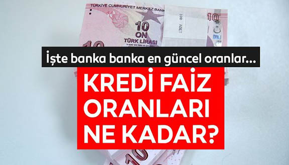 Halkbank, Vakıfbank ve Ziraat Bankası İhtiyaç, taşıt ve konut güncel kredi faizleri