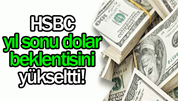 HSBC yıl sonu dolar/TL beklentisini yükseltti