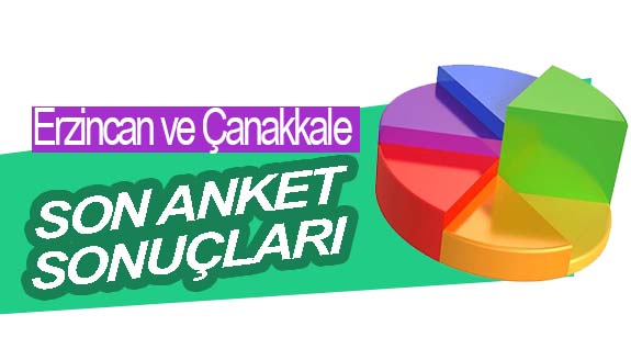ALF Araştırma, Erzincan ve Çanakkale son anket sonuçları