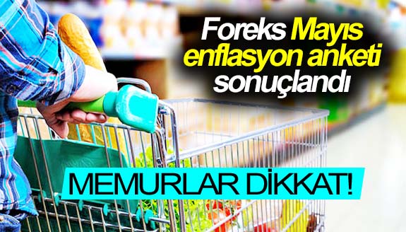 Memurlar dikkat! Foreks, Mayıs enflasyon ve TL anketi açıklandı