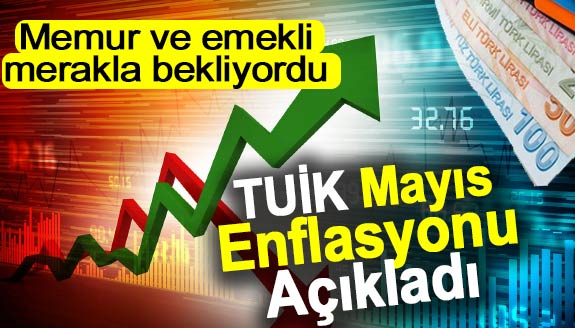 Memur ve emekli merakla bekliyordu! TUİK, Mayıs ayı enflasyonu açıkladı