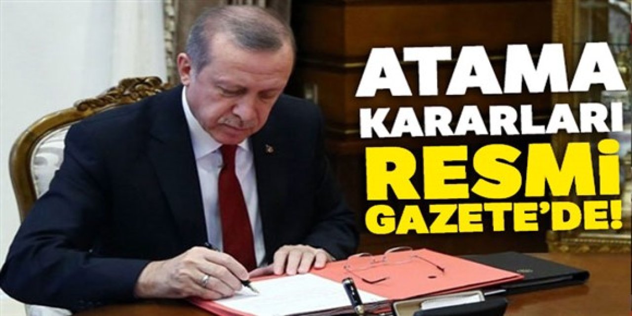 Cumhurbaşkanı Erdoğan imzaladı! 5 Nisan 2024 Yeni Atama Kararları Resmi Gazete'de!